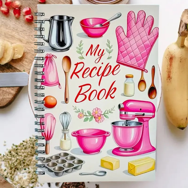 🔥Robustes Spiral-Rezeptheft✨