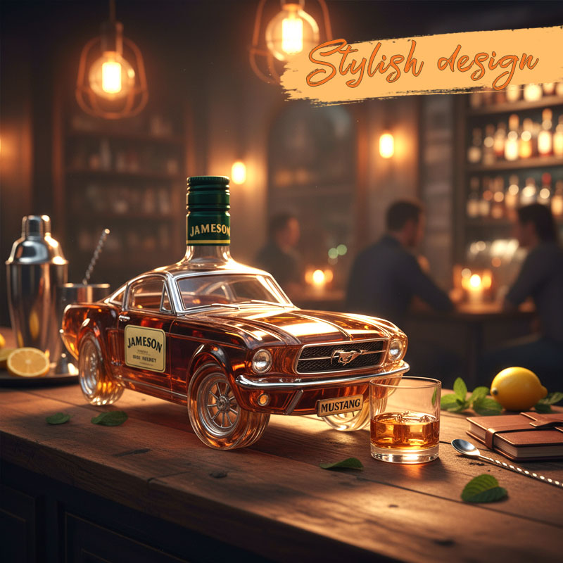 Whiskyflasche in Form eines Sportwagens🥃🐎