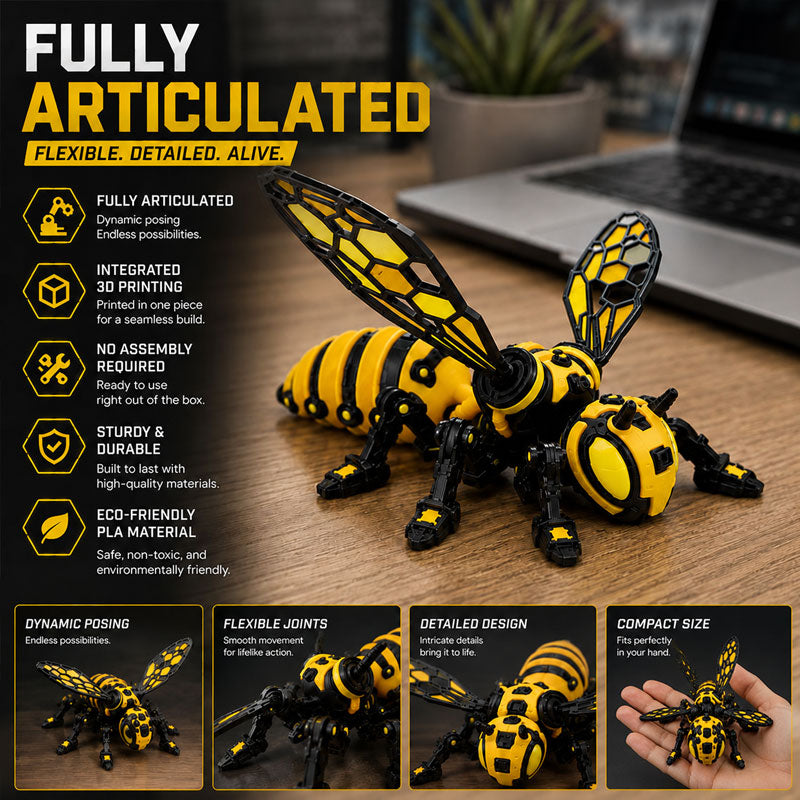 🐝 Mechanische Bienenfigur