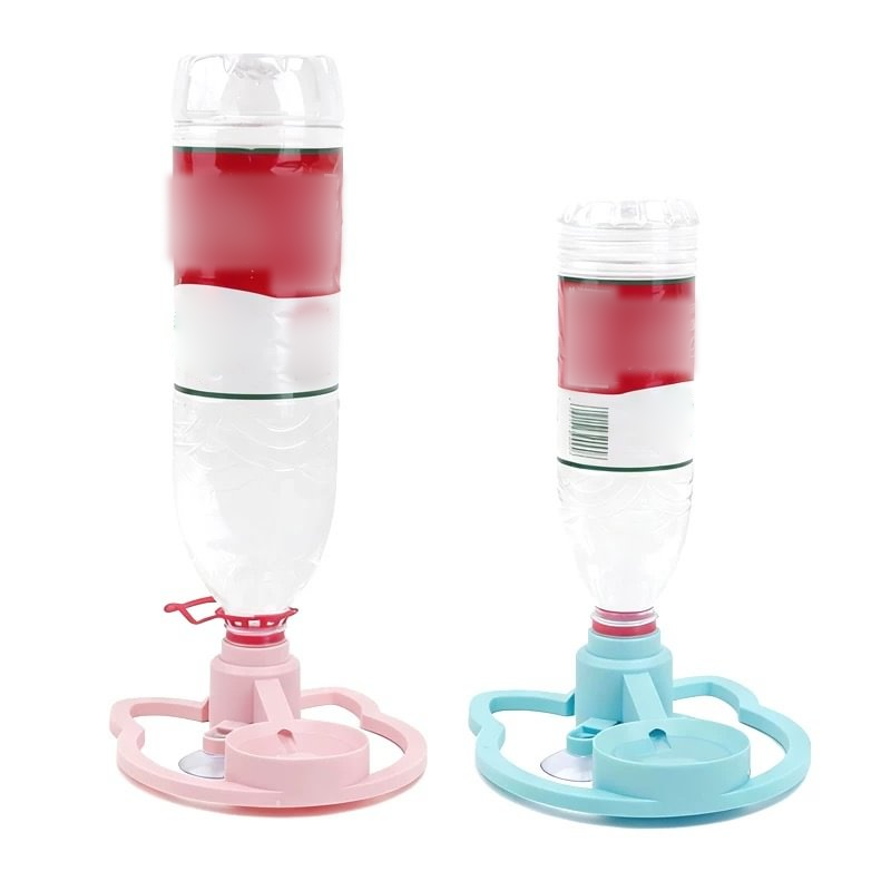 Tragbarer Wasserspender für Haustiere mit Schwerkraft – ohne Strom, automatische Nachfüllung für Katzen und kleine Hunde