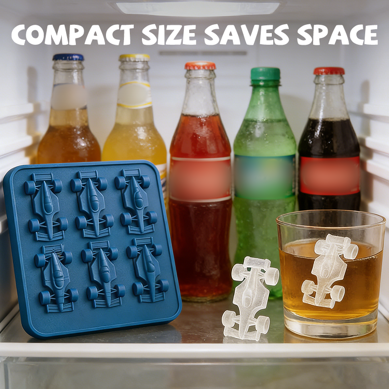 Formula Racing Car Ice Mold