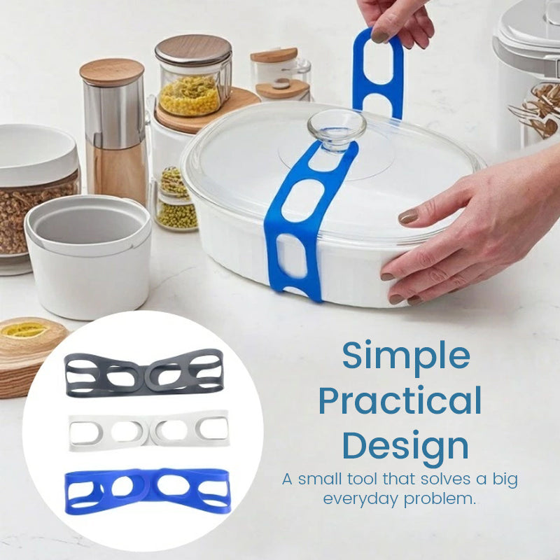 Universeller Silikon-Deckelhalter – Sicherer Halter für Topf- und Pfannendeckel