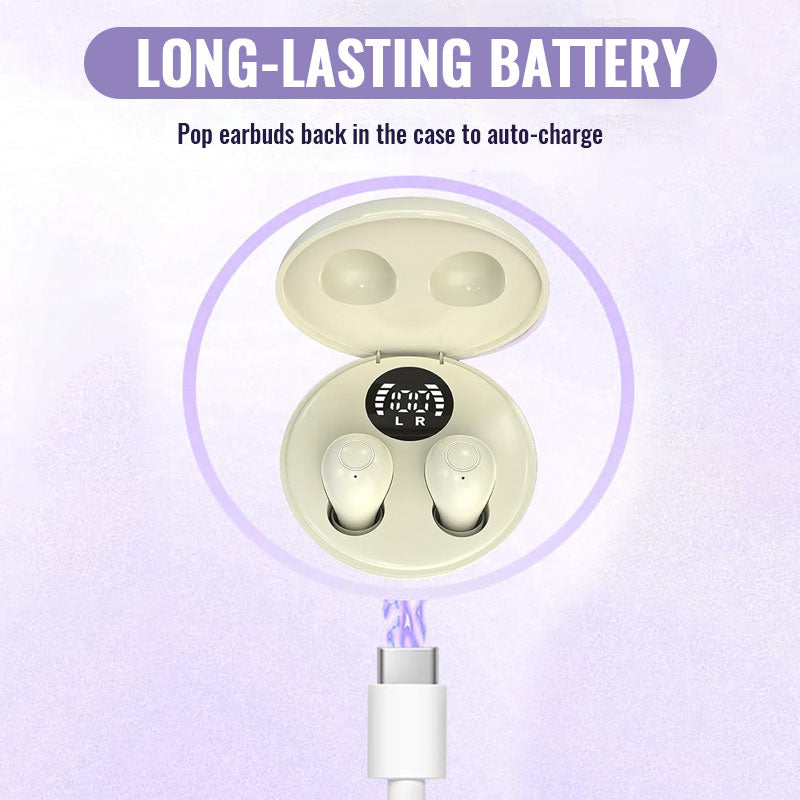Ultrakompakte Mini-True-Wireless-Bluetooth-Ohrhörer für den Schlaf