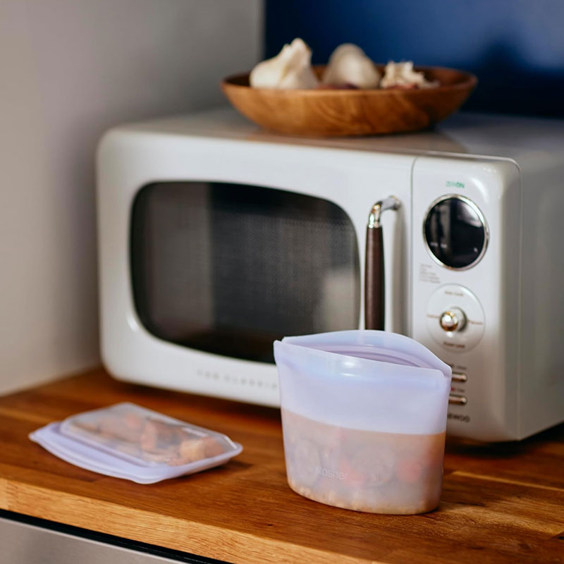 Verdickte quadratische Silikon-Lebensmittelbeutel