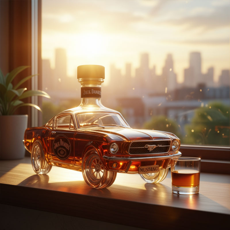 Whiskyflasche in Form eines Sportwagens🥃🐎