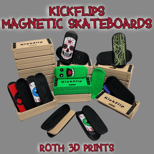 🛹Magnetisches Skateboard – EDC-Flip-Techniken
