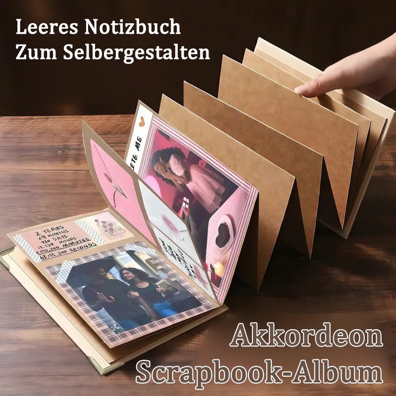 ✨Der Erinnerungsbewahrer: 230 cm Faltbares Scrapbook-Album 📚