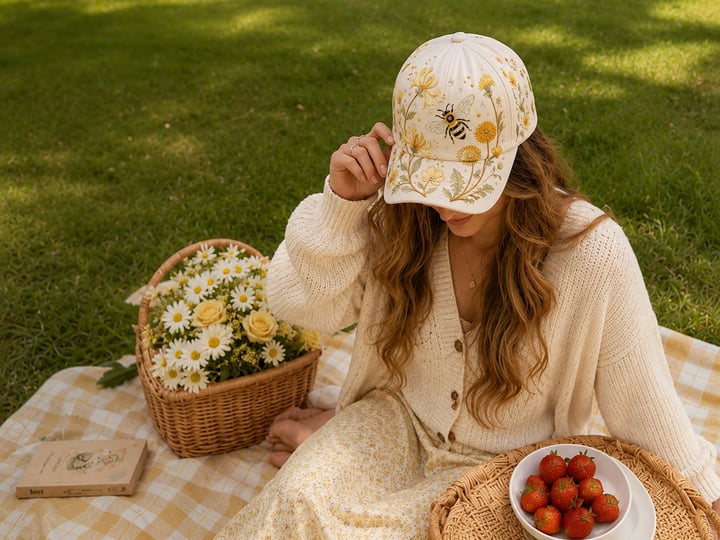 🔥Last day – 50% off 🌸🌿 Garden Morning Cap