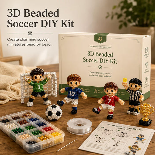 ⚽✨3D-Fußball-Bastelset zum Selbermachen