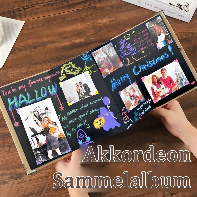 ✨Der Erinnerungsbewahrer: 230 cm Faltbares Scrapbook-Album 📚