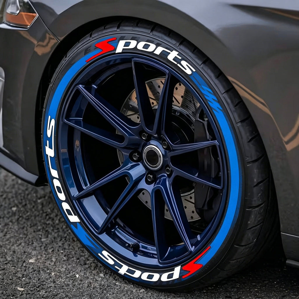 🔥 3D Tire Lettering Stickers | Waterproof Universal Wheel Sidewall Decals