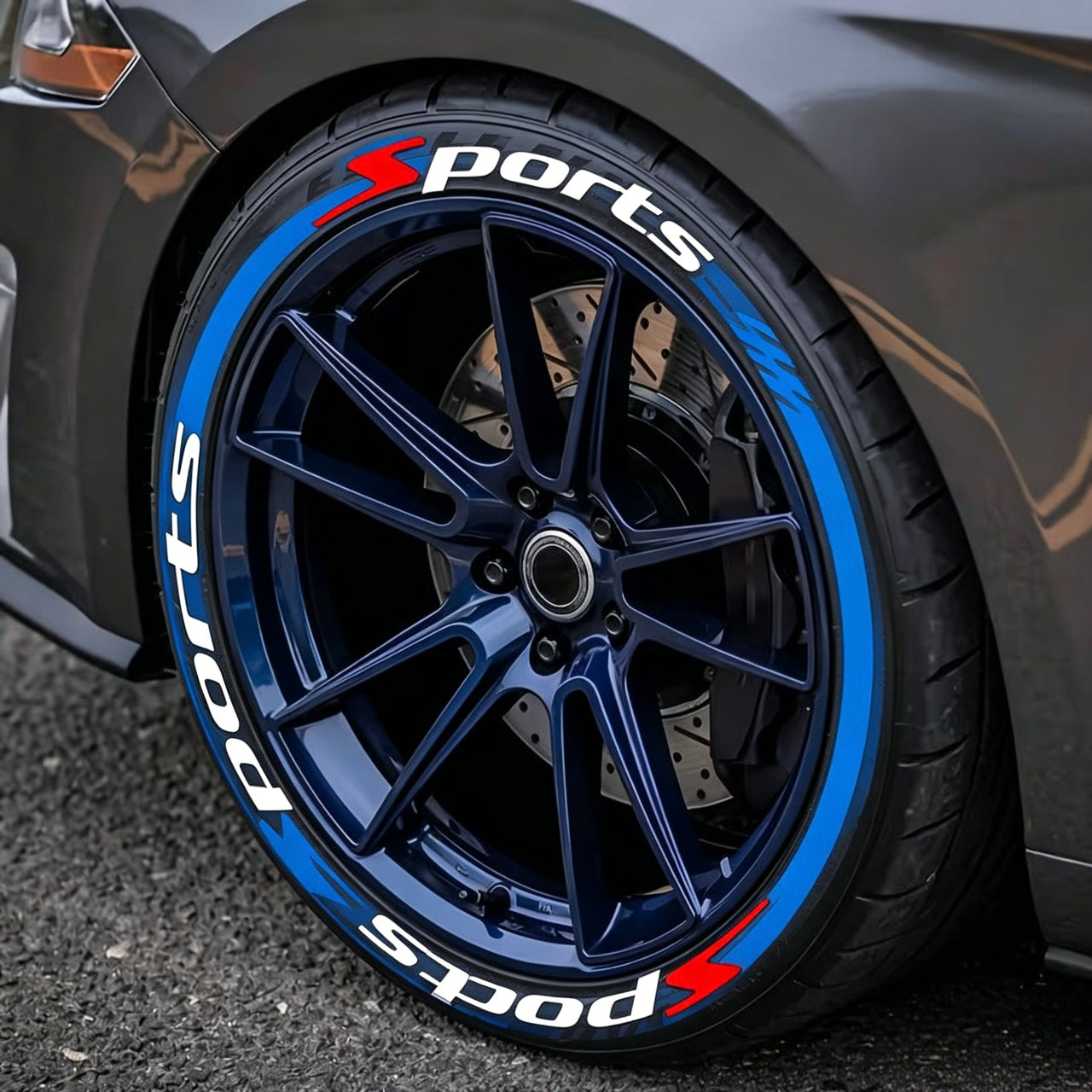 🔥 3D Tire Lettering Stickers | Waterproof Universal Wheel Sidewall Decals