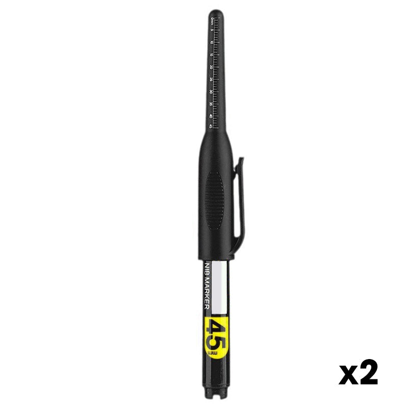 45mm Long-Tip Oil-Based Marker for Woodworking, Tile, and Deep Hole Marking